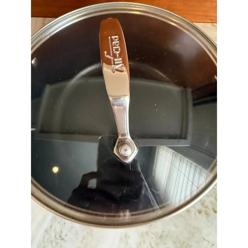All-Clad Essentials 4 Qt Covered Saucepan
